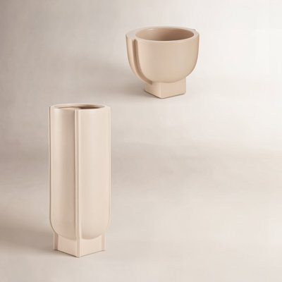 Voss Ceramic Matte Vase Set of 3