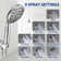 Showering Components Wall Mounted Tub Spout Trim with Diverter and Handshower