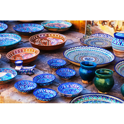 Plates And Pots - Wrapped Canvas Print