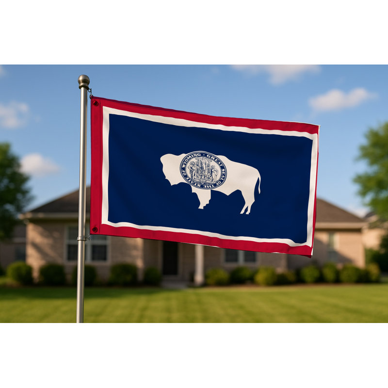 Drapeau de l'État du Wyoming - Drapeau