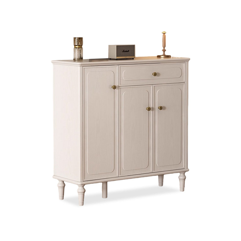 Banc de rangement blanc en bois manufacturé, H 39,37 po x l 39,37 po x P 14,17 po, Blanc