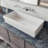 36" Fireclay Rectangular Trough Bathroom Sink