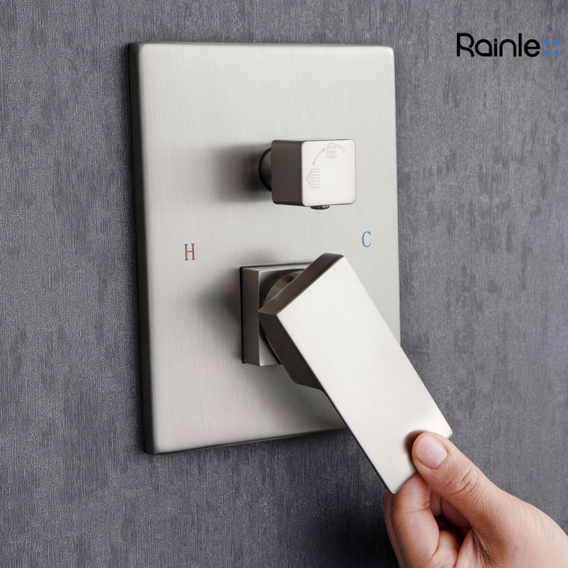 All-In-One Kit with Rough in-Valve, Brushed Nickel