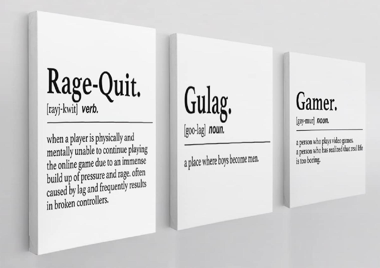 Trinx Rage-Quit Definition Gulag Definition Gamer Definition On