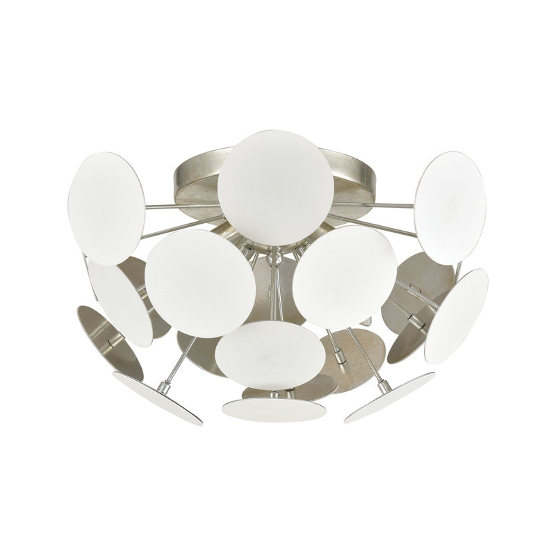 Modish 18'' Wide 4-Light Flush Mount - Matte White