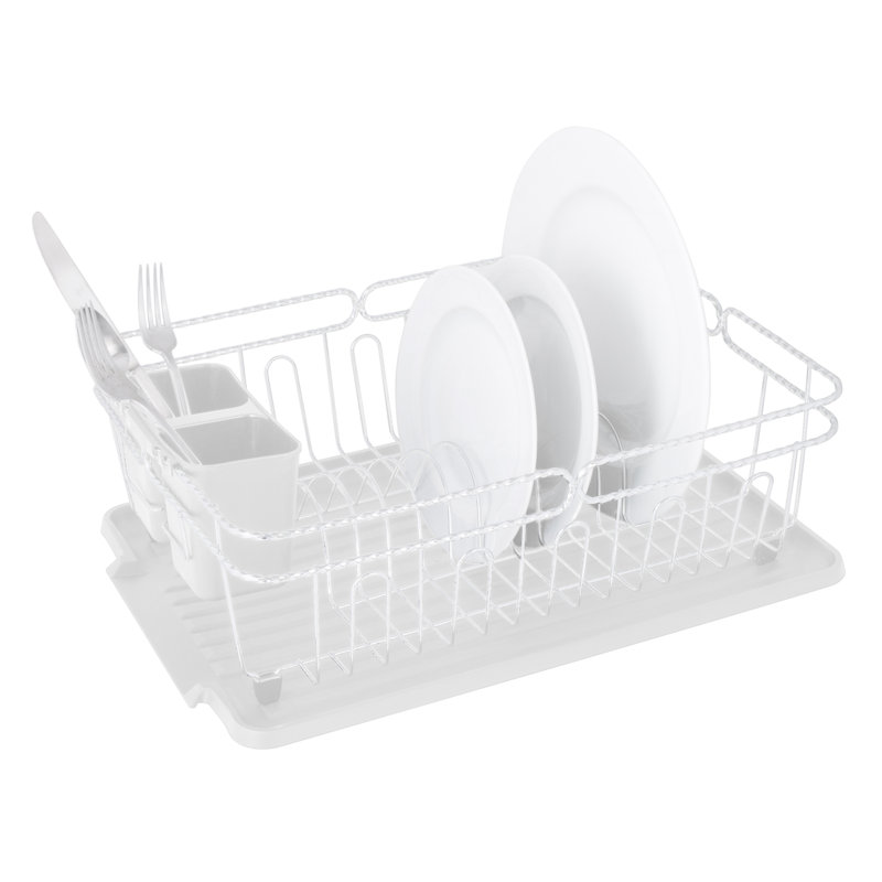 Countertop Dish Rack, White