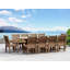 Outdoor 7 - Piece Teak Dining Set
