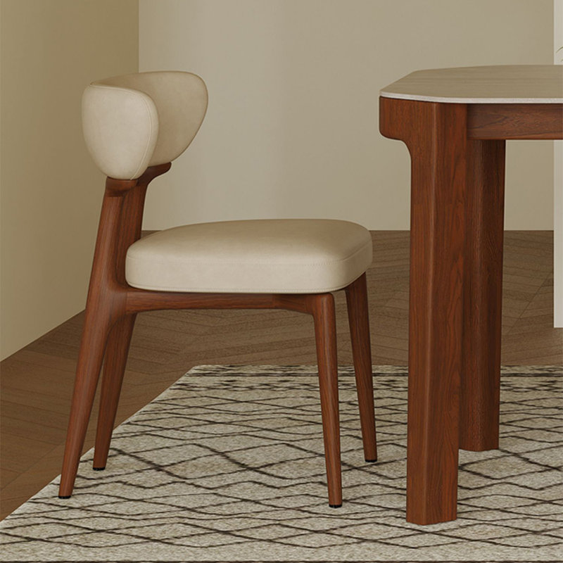 Ensemble de table de salle à manger rectangulaire en bois de frêne massif, H 29,52 po x L 55,11 po x l 31,49 po