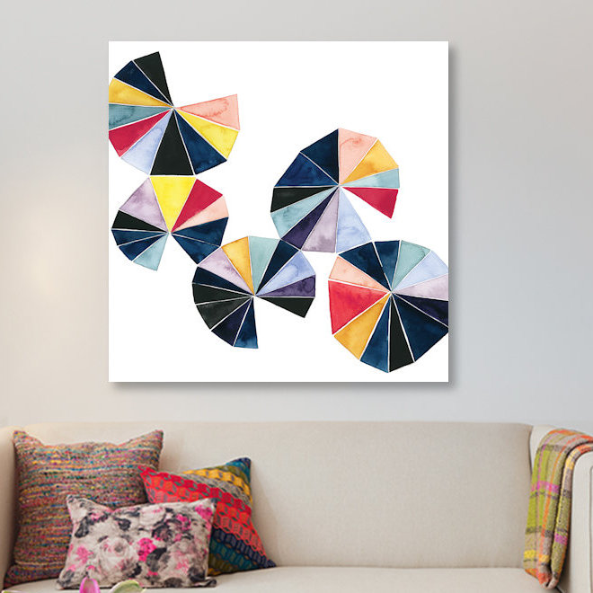 « hélice brillante ii », impression sur toile, H 26 po x l 26 po x P 1,5 po, Toile tendue, Pas de tapis