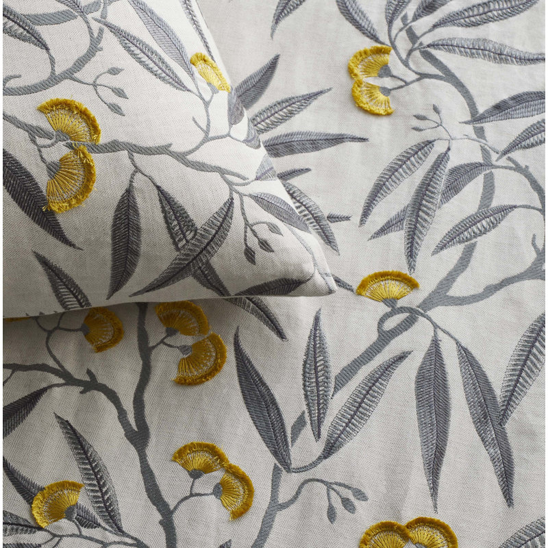 The Met x Ann Gish Alyssum Embroidered Pillow
