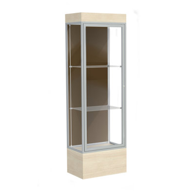  Edge Series 76'' H x 24'' W Aluminum Display Cases 