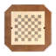 Table de jeu avec rangement 3 en 1 Ajavion - Échecs, dames et backgammon-65770968