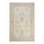 Mara Hand Knotted Wool Oriental Area Rug in Beige/Sky/Pink-1783204972
