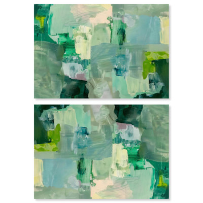 «Fresh Beginnings II», ensemble de décorations sur toile par Art Remedy