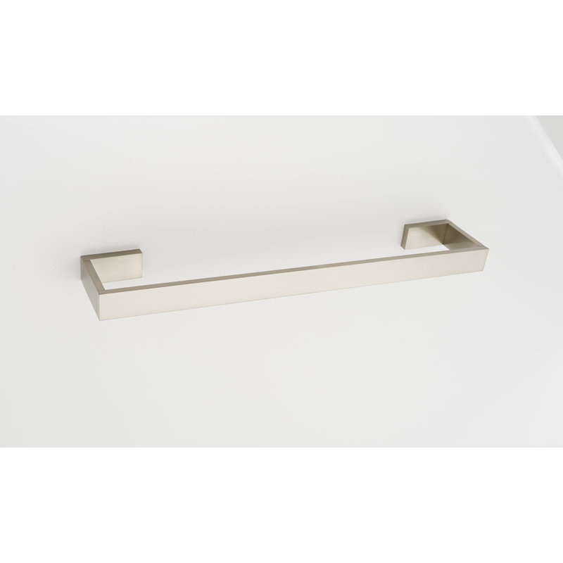 Barre à serviettes murale linéaire 18 po, Nickel poli, L 18 po x P 3,06 po