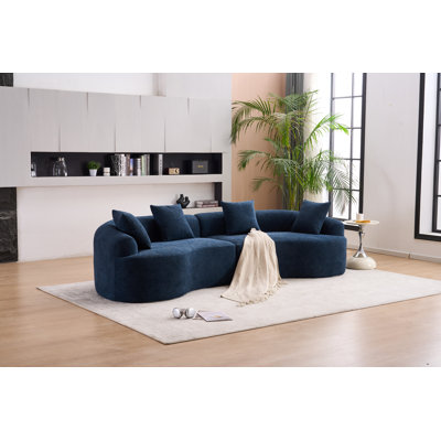 Canapé modulaire 4 places avec 4 coussins Home Furniture