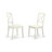 5 Piece Dining Set Includes a Round Dining Room Table with Dropleaf & Shelves and 4 Wood Seat Chairs, Linen White-1507112521-1496279558-1546729884