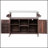 Outdoor Kitchen Island, Rolling Bar Cart & Storage Cabinet With Stainless Steel Top And Multiple Organizers-1412642527