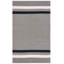 Tapis noir / ivoire en coton tissé à plat à la main Amoy-2013505089