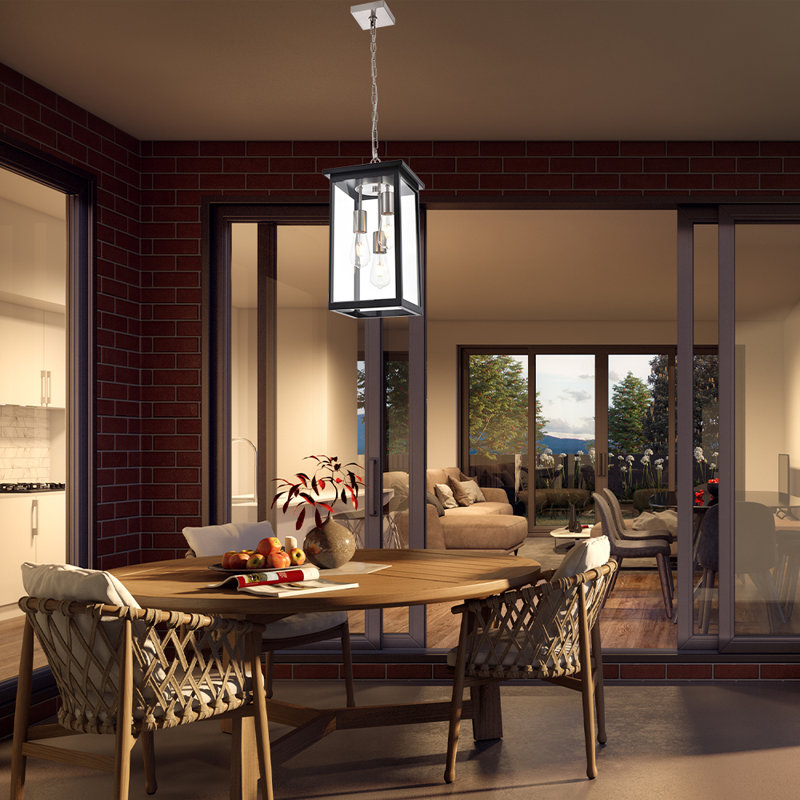 Zetha 3 - Light Square/Rectangle Pendant