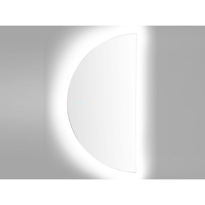 Chemene Round Mirror, 50 x 100 cm