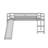 Multifunctional Twin Loft Bed Comes With A Slide-785332543