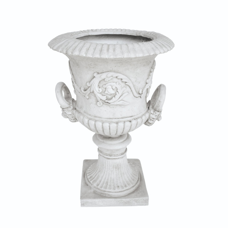 MGO GARDEN URN PLANTER, Antique White