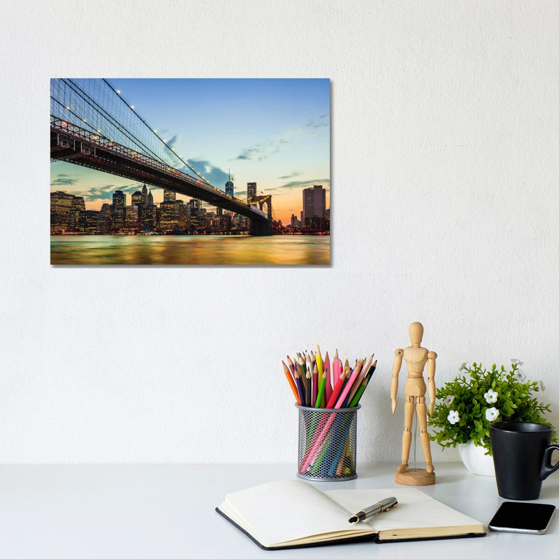 Bridge I by Glenn Taylor - Wrapped Canvas Painting, 20.32 cm H x 30.48 cm W