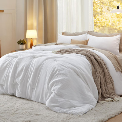Bedsure Reversible Prewashed Comforter Set