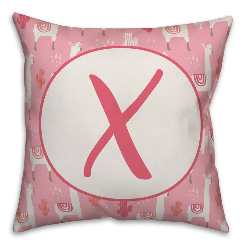 Housse de coussin carré et insert, X