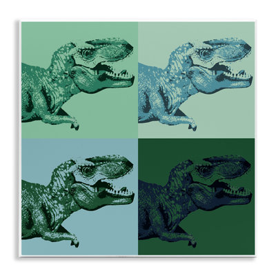 " Roaring T-Rex Dinosaur Kids Vintage Pop Style " by Daphne Polselli