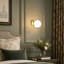 Cendy 1-Light Gold Armed Sconce