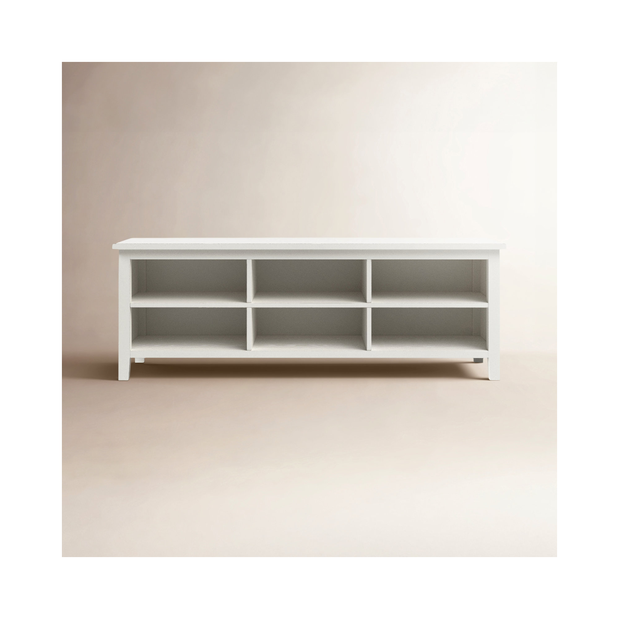 Arrisson Wide Bookcase, White