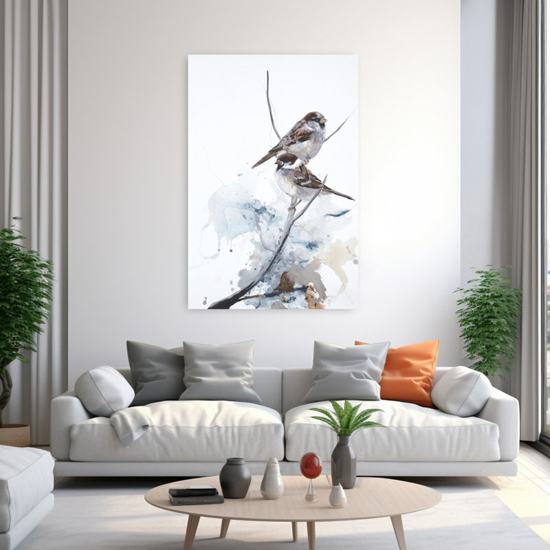 Art animalier contemporain Curiosity 1, H 60 po x l 40 po