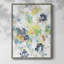«Wall Flower Patterns I», reproduction encadrée - bois massif-53801801