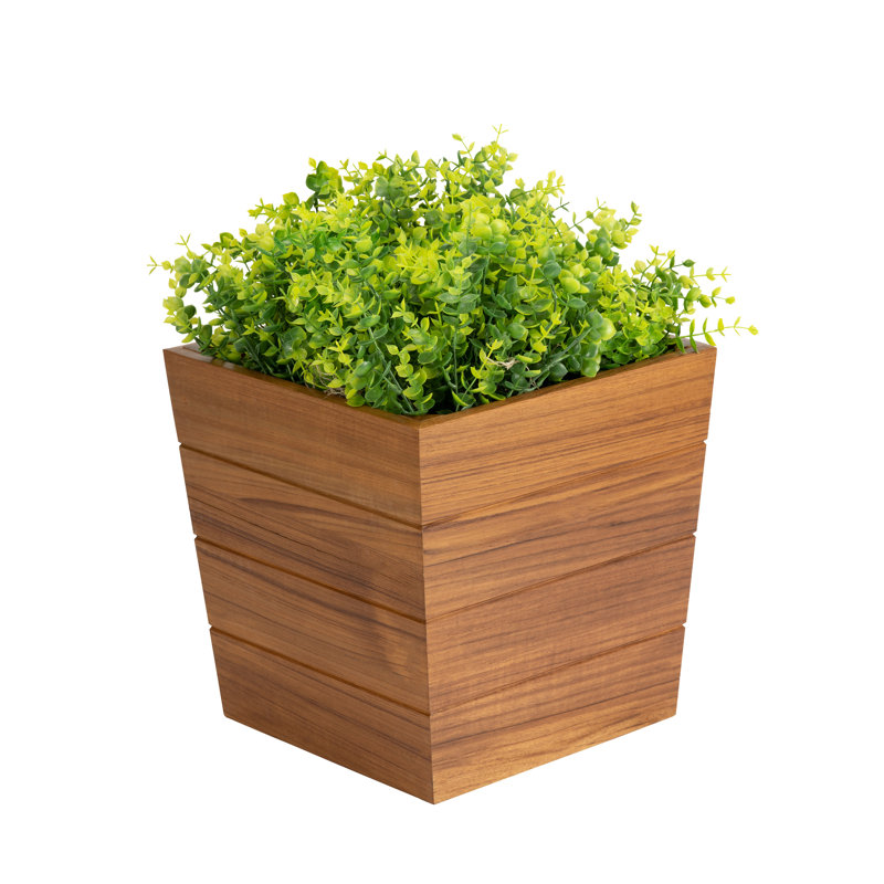 Boîte à fleurs en teck