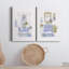 «Sketchy Bath I», ensemble de 2 peintures-133556948-133556944