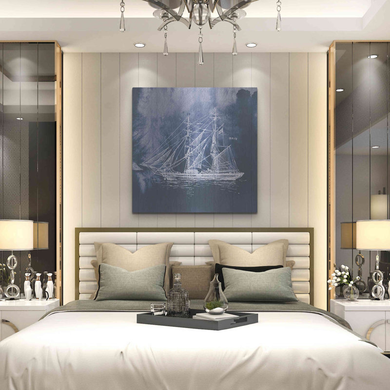 Luxe Suction Ships IV par Wild Apple Po, H 36 po x l 36 po