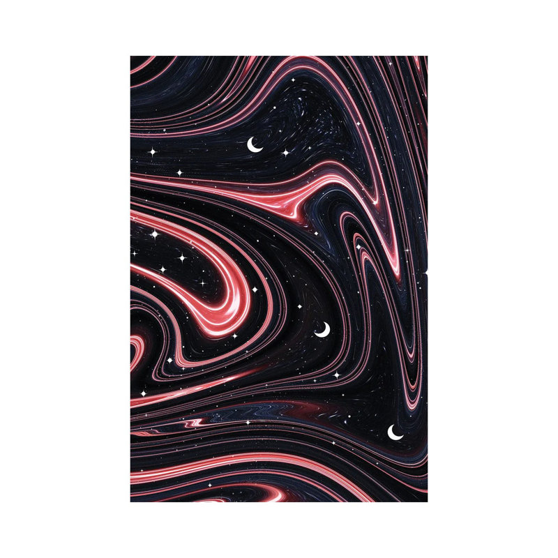 Marbled Space by Emanuela Carratoni - No Frame Gallery-Wrapped Canvas Giclée on Canvas, 30.48cm H x 20.32cm W