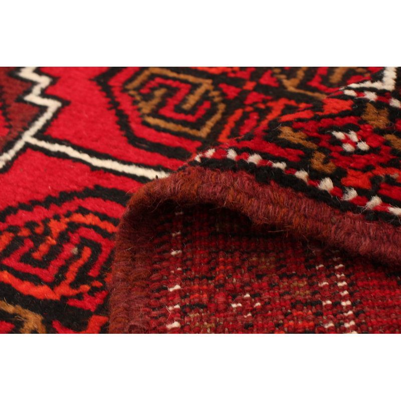 Tapis décoratif en laine noué à la main de conception unique 3 pi 5 po x 5 pi 8 po Besiana