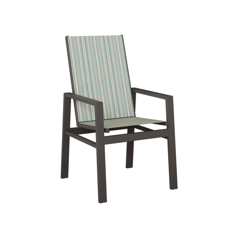 Chaise de salle à manger Berlin, Graphite moucheté, Spa à rayures Windsor