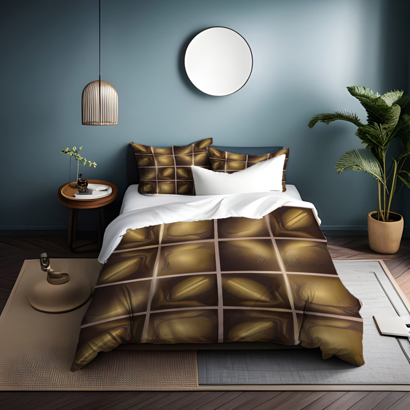 Abstract Duvet Cover, King Duvet Cover + 2 King Shams