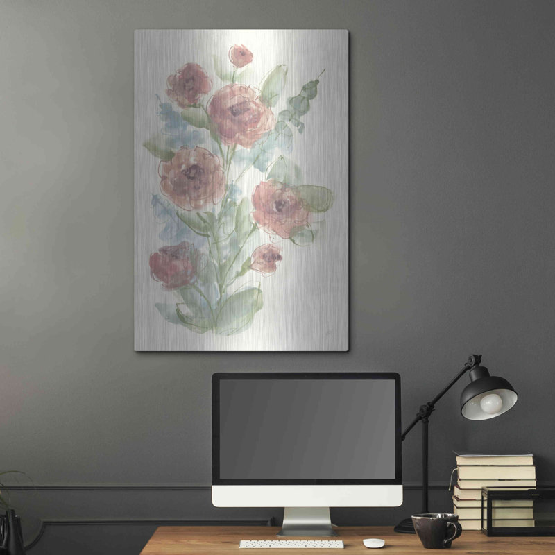 Camellia Bouquet II par Chris Paschke, H 16 po x l 12 po