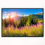 «Mountains with Pink Flowers», reproduction de photo sur toile-118101101-118101103
