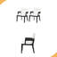 Modern Wood & Glossy PU Leather Upholstered Dining Chairs Set Of 2-2022854073