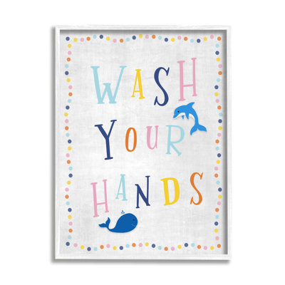 «Wash Your Hands» pour salle de bain