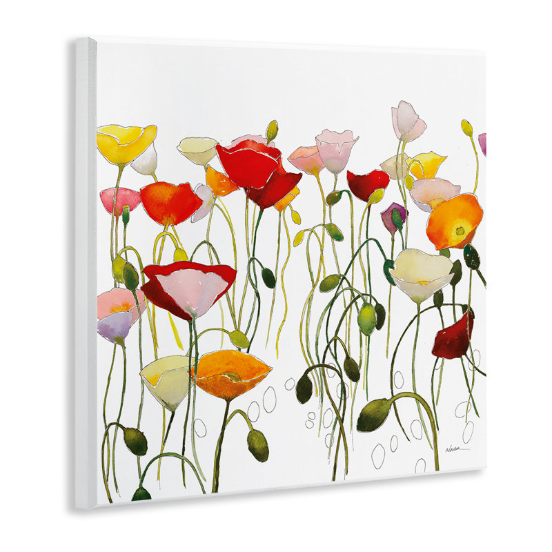 «Modern Poppies Abstraction», art par Shirley Novak