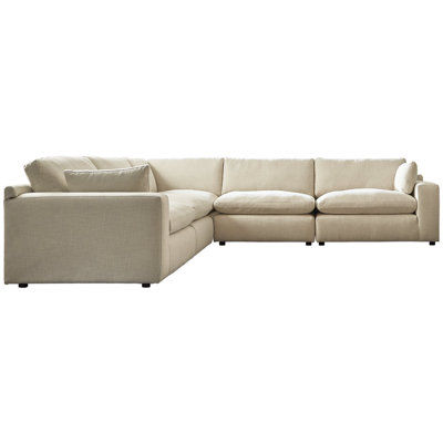 Lacrista Upholstered L-Shaped Sectional Symmetrical