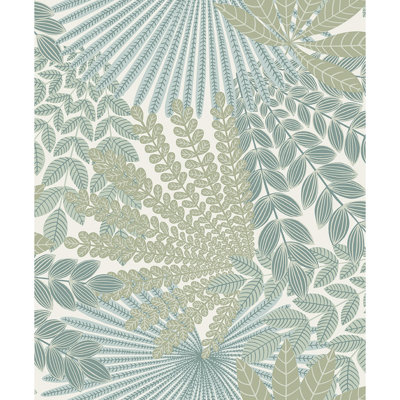 Papier peint feuilles de velours borestapeter