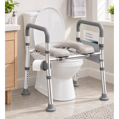 Raised Toilet Seat with Handles